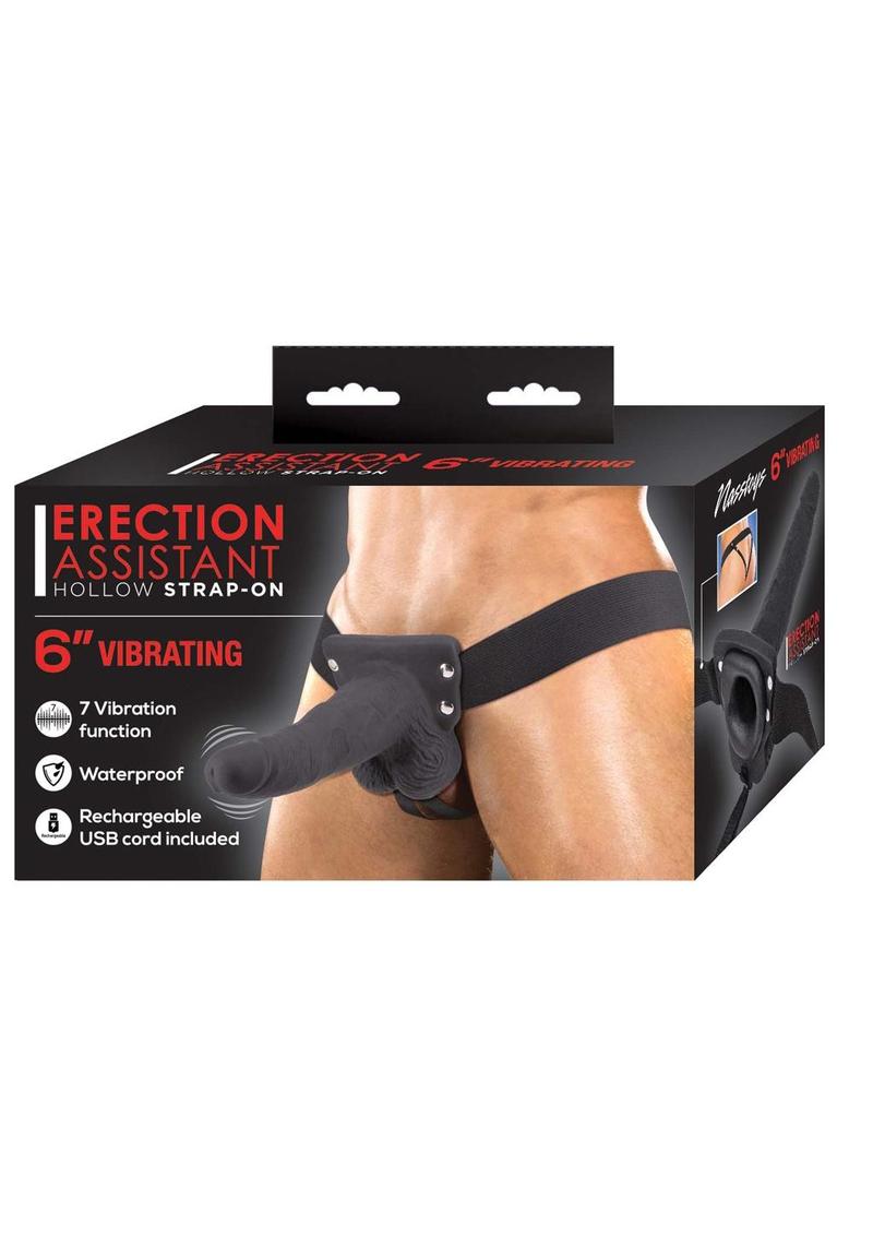 Erection Assistant Hollow Rechargeable And Waterproof Strap-On