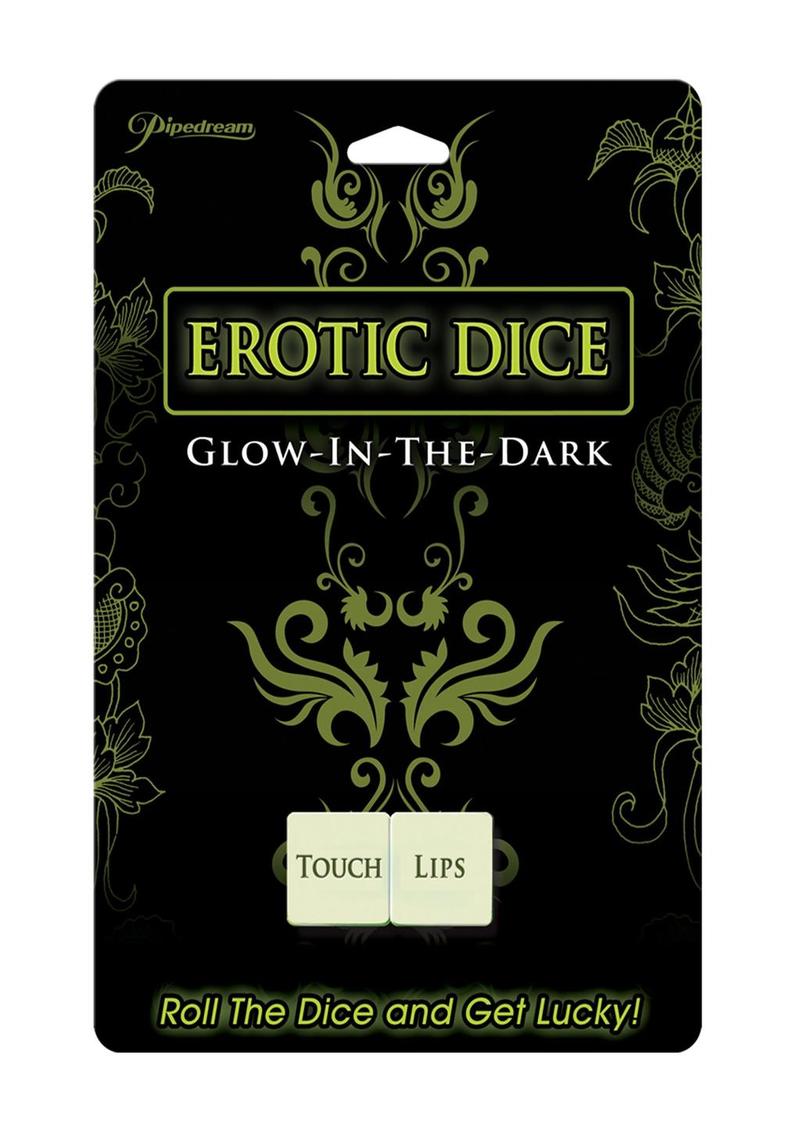 Erotic Dice Glow-in-the-Dark Foreplay Game