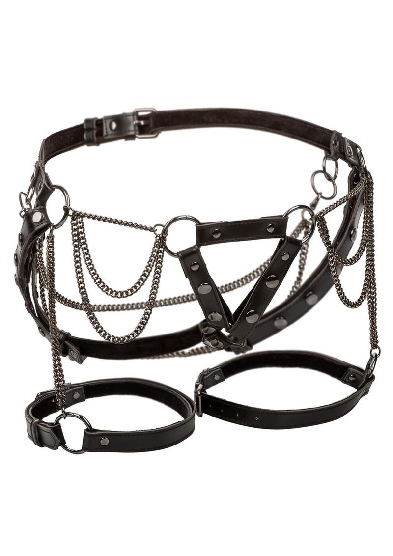 Euphoria Collection Plus Size Thigh Harness With Chains
