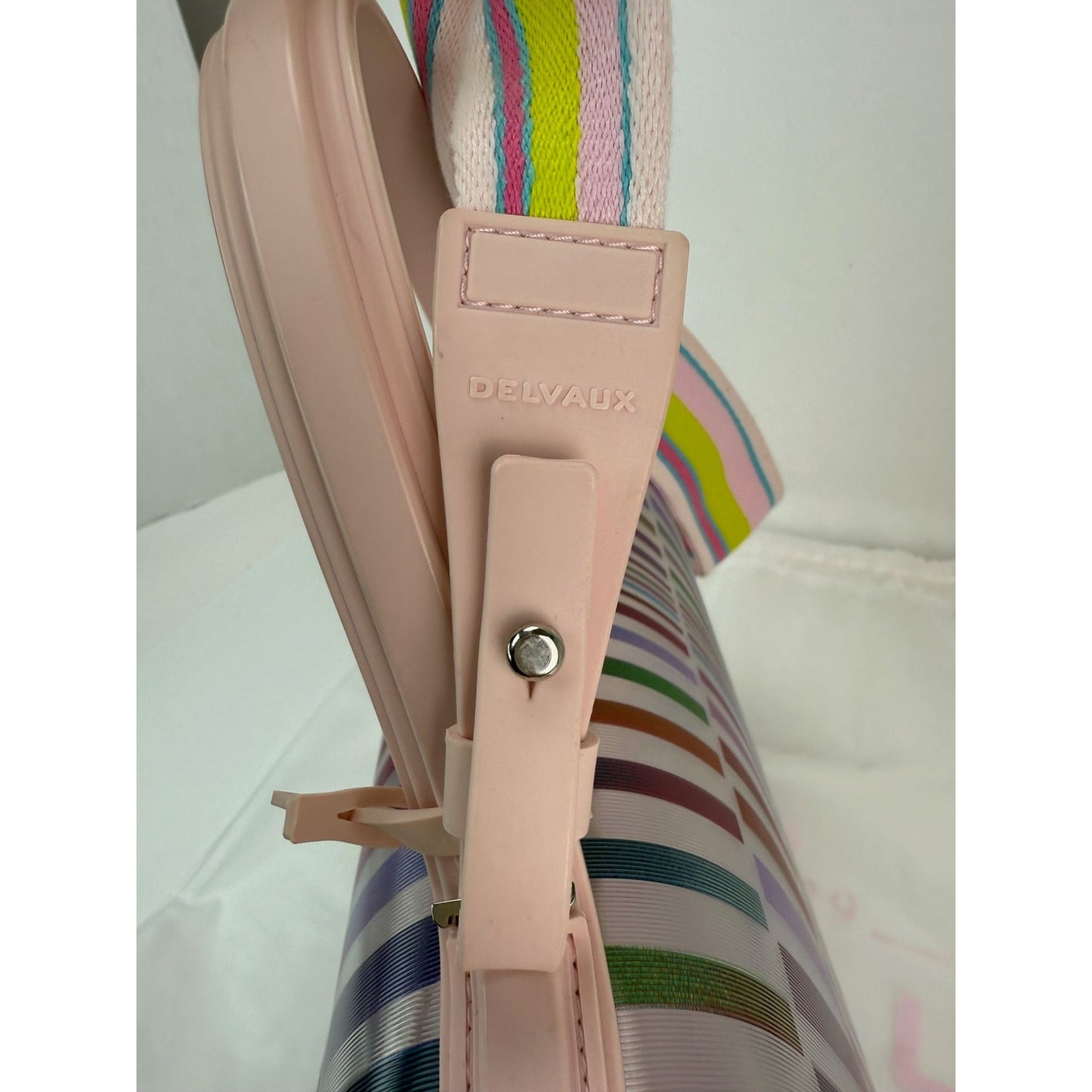 Sac cartable multicolore Delvaux PVC Tempete The Eye Catcher