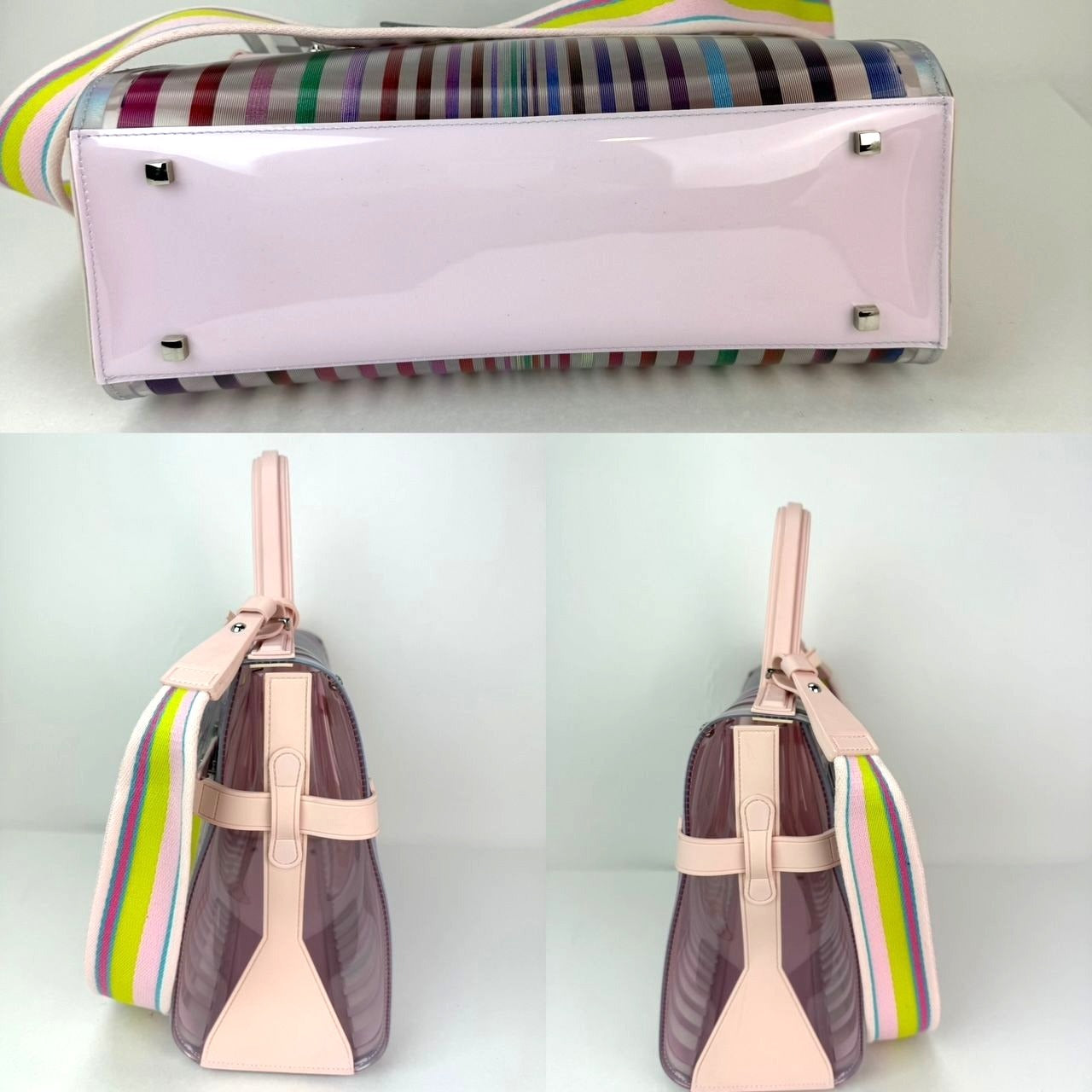 Sac cartable multicolore Delvaux PVC Tempete The Eye Catcher