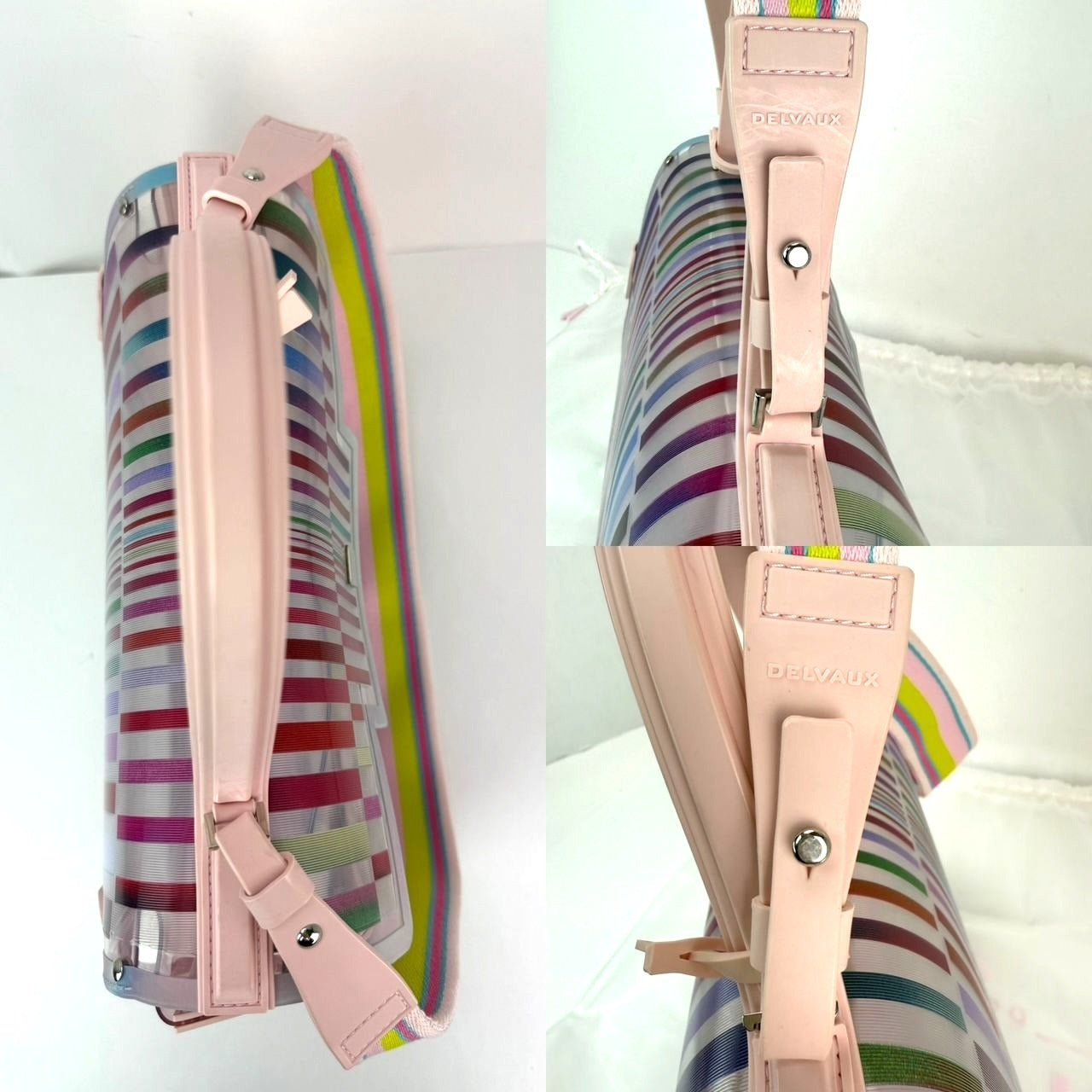 Sac cartable multicolore Delvaux PVC Tempete The Eye Catcher