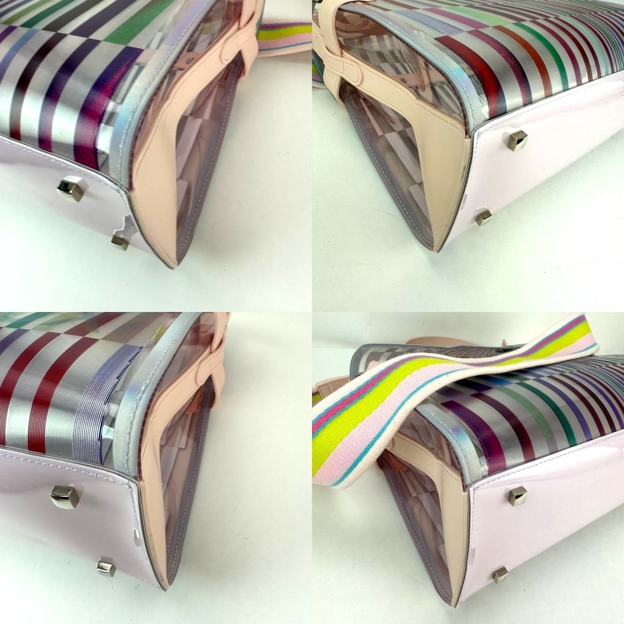 Sac cartable multicolore Delvaux PVC Tempete The Eye Catcher