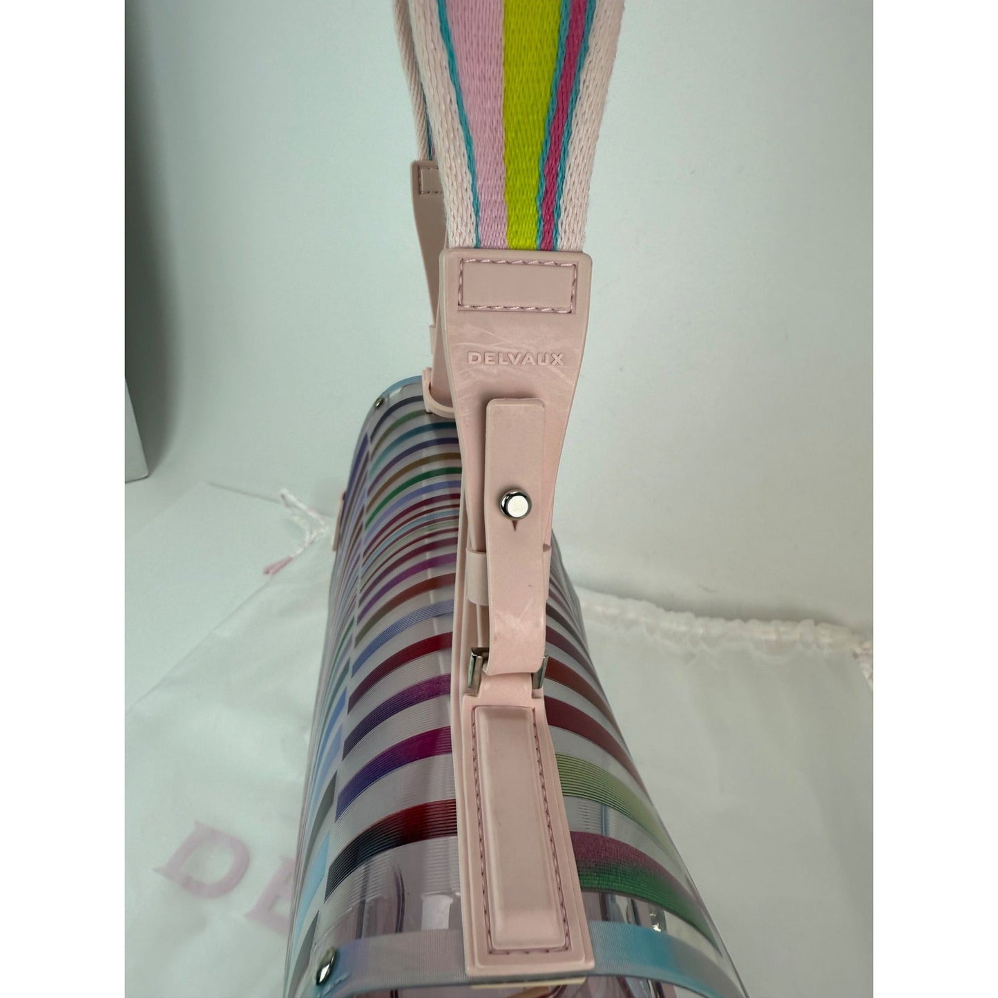 Sac cartable multicolore Delvaux PVC Tempete The Eye Catcher