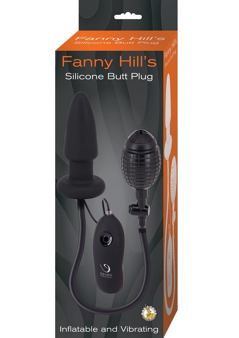 Fanny Hill’s Silicone Inflatable And Vibrating Butt Plug