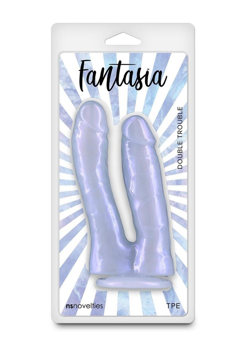 Fantasia Double Trouble Lavender Couples Dildo