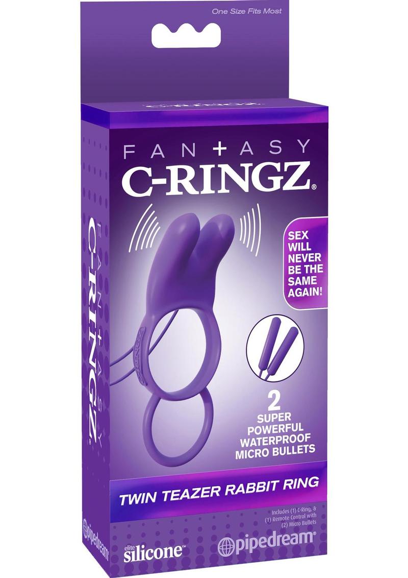 Fantasy C Ringz Twin Teazer Rabbit Silicone Cock Ring