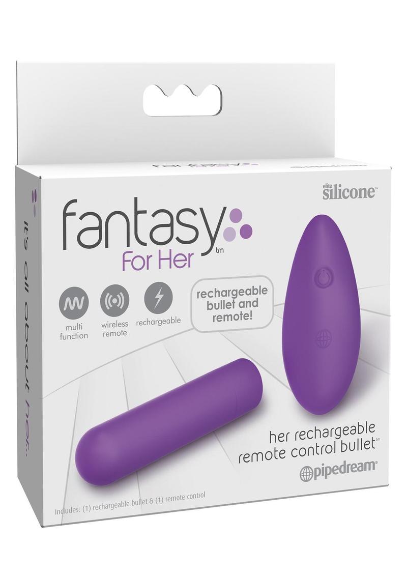 Fantasy For Her Silicone Rechargeable Remote Control Bullet