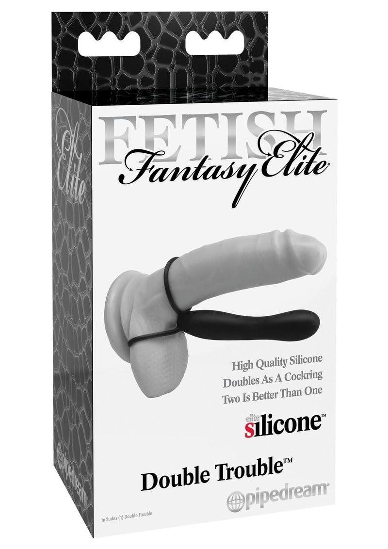 Fetish Fantasy Elite Double Trouble Silicone Strap-On