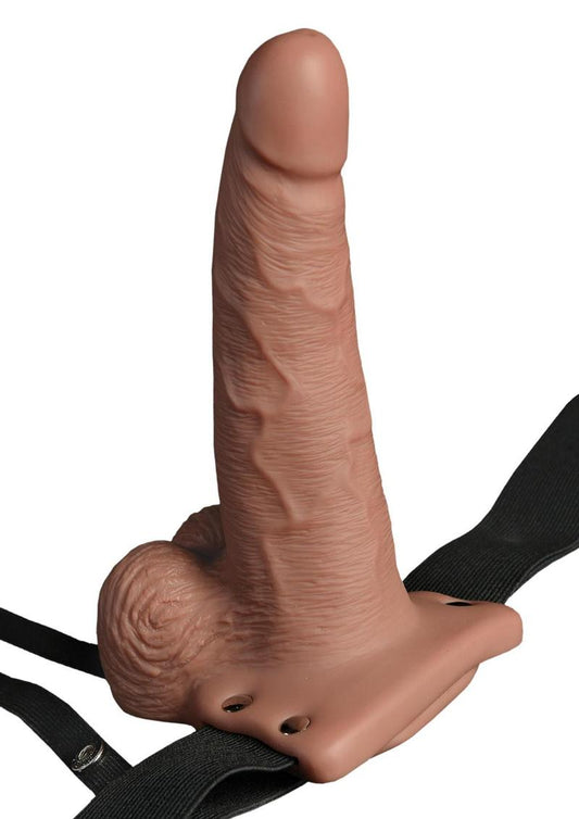 Fetish Fantasy Series Hollow Rechargeable Comfortable Strap-On with Balls