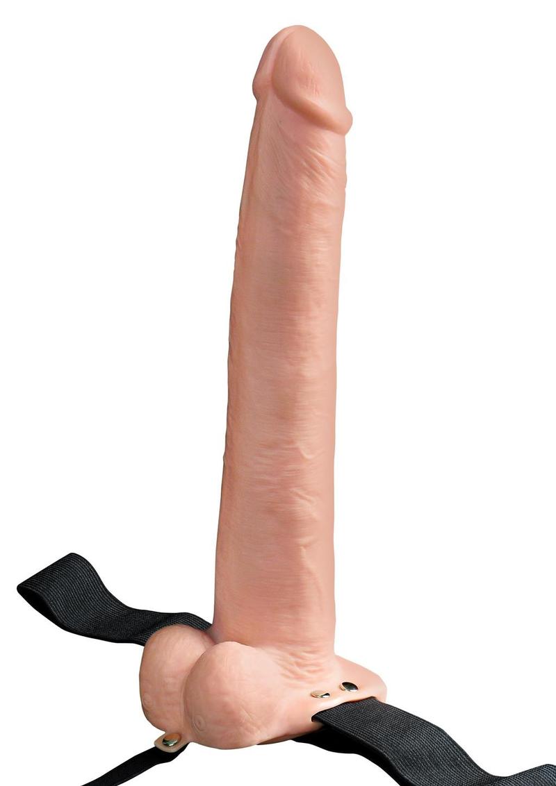 Fetish Fantasy Series Hollow Rechargeable Strap-On With Balls