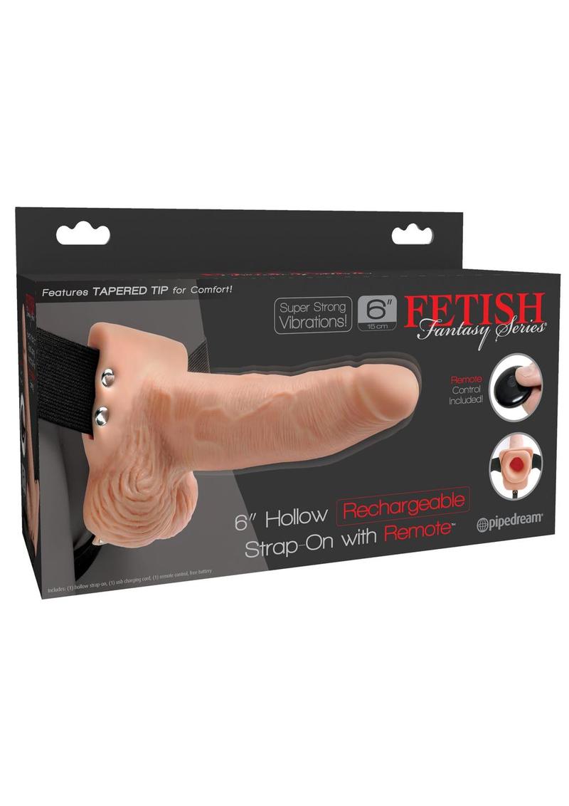 Fetish Fantasy Series Hollow Rechargeable Strap-On with Remote