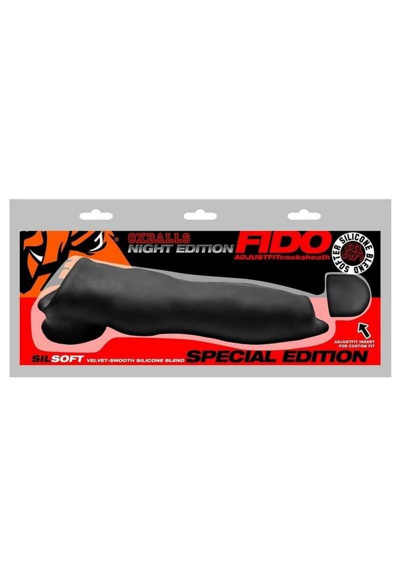 Oxballs Fido Slim Velvet-Smooth Beast Cock Sheath Night Edition