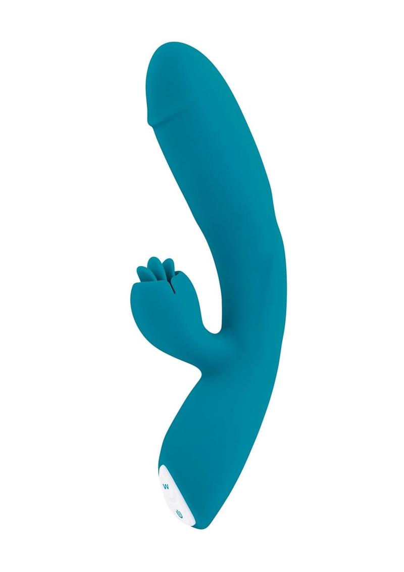 Evolved Fierce Flicker Rechargeable Silicone Rabbit Vibrator