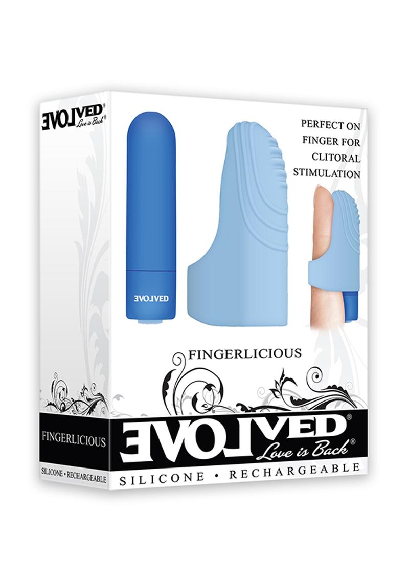 Fingerlicious Rechargeable Bullet With Silicone Clitoral Stimulation
