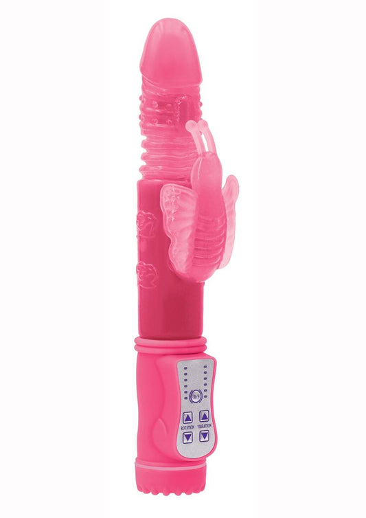 Firefly Lola Glow in the Dark Thrusting and Rotating Rabbit Vibrator