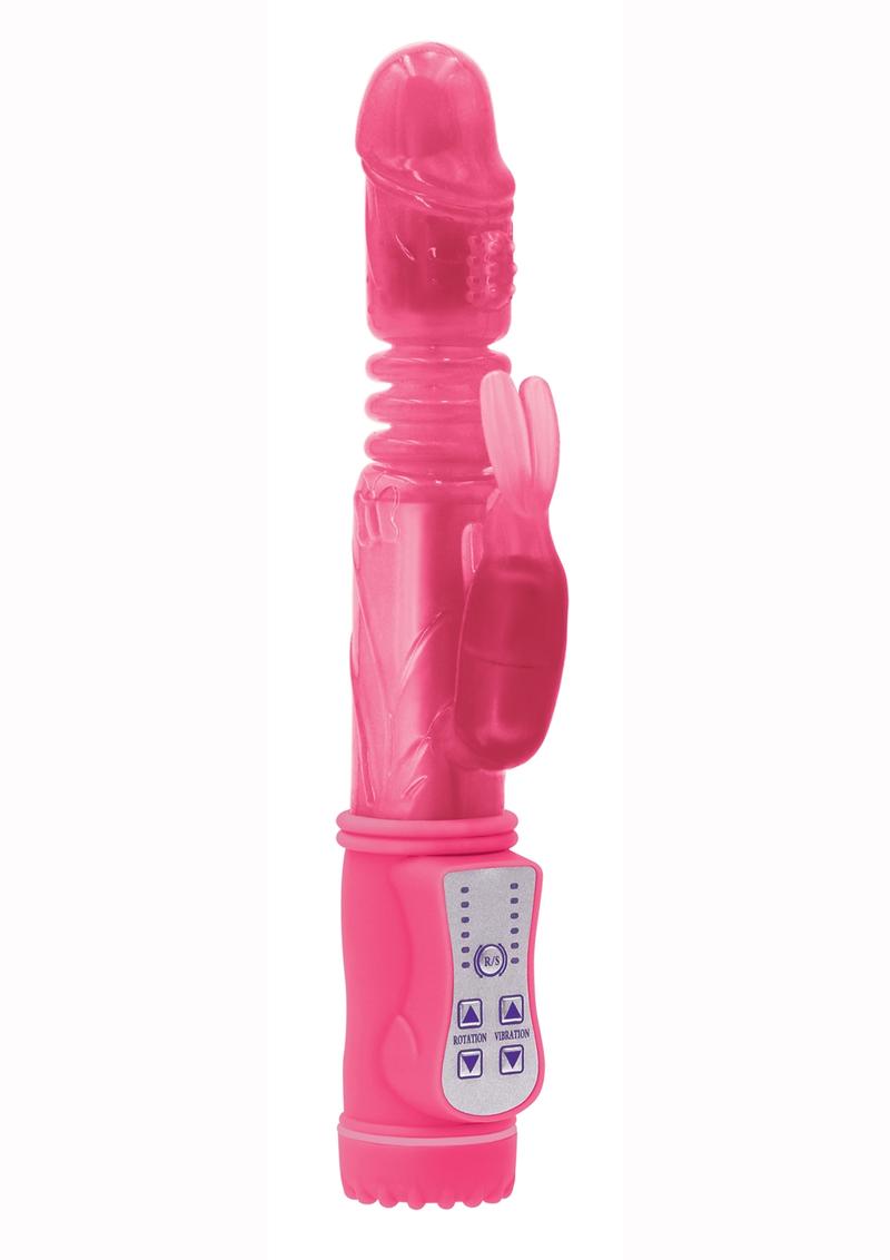 Firefly Thumper Glow In The Dark Thrusting Rabbit Vibrator