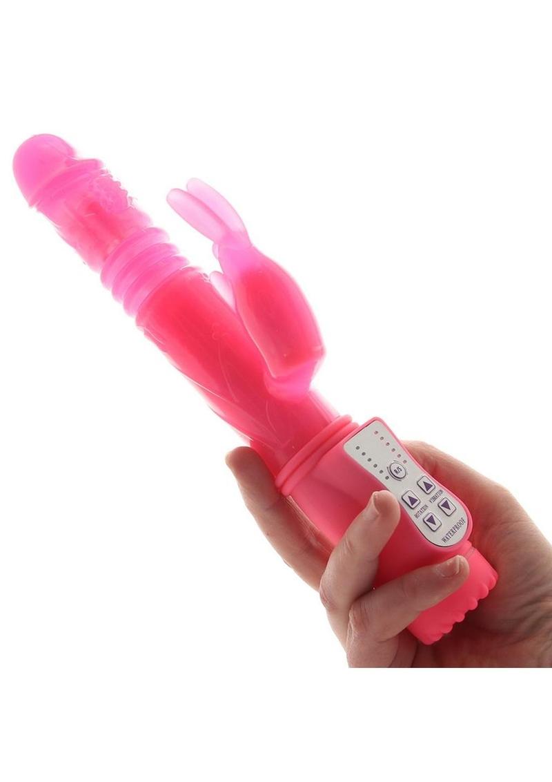 Firefly Thumper Glow In The Dark Thrusting Rabbit Vibrator