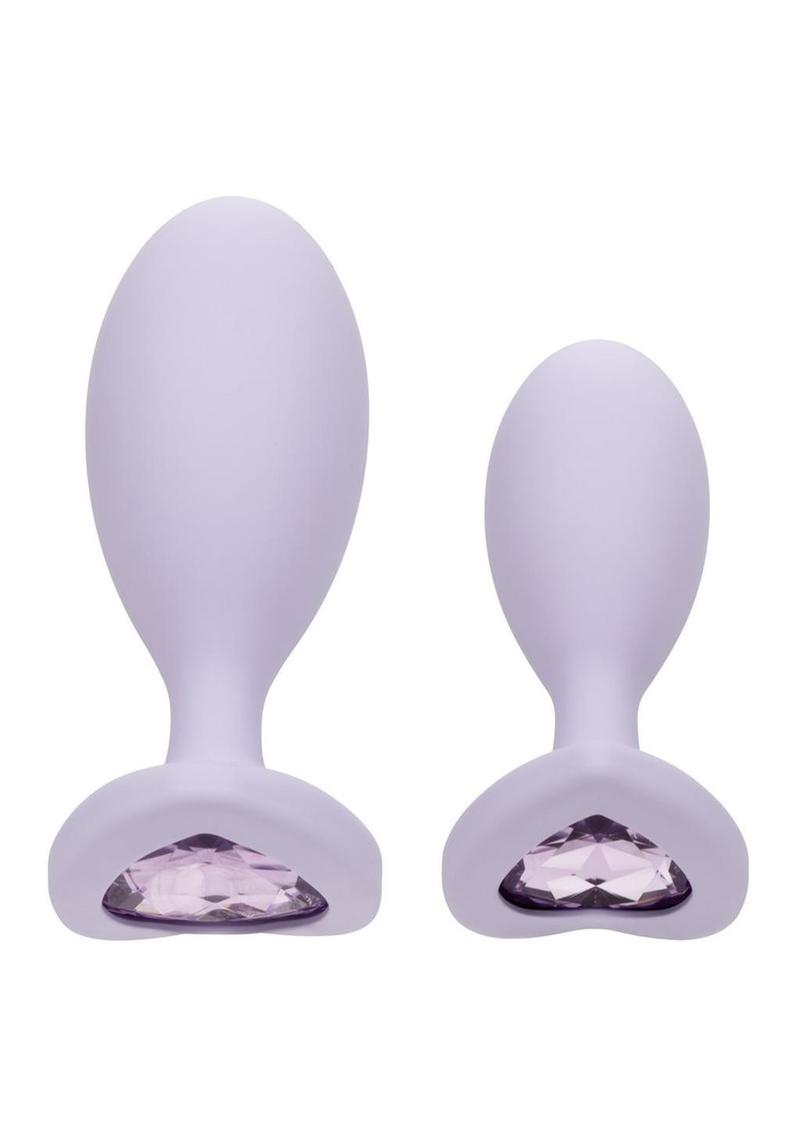 CalExotics First Time Crystal Booty Duo Silicone Anal Plug