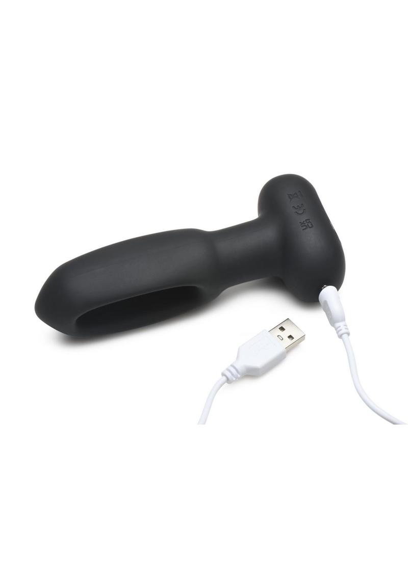 Flickers Bum Flick Vibrating Silicone Butt Plug