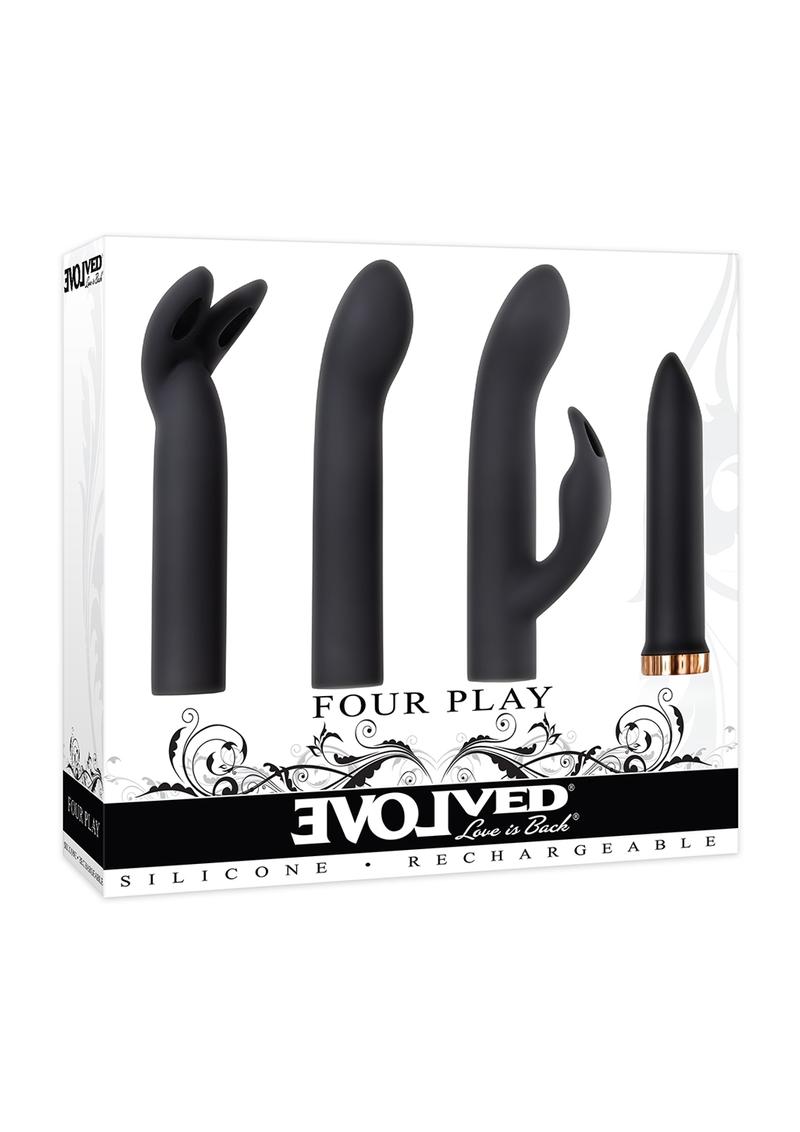 Evolved Four Play Rechargeable Bullet and Sleeve Kit