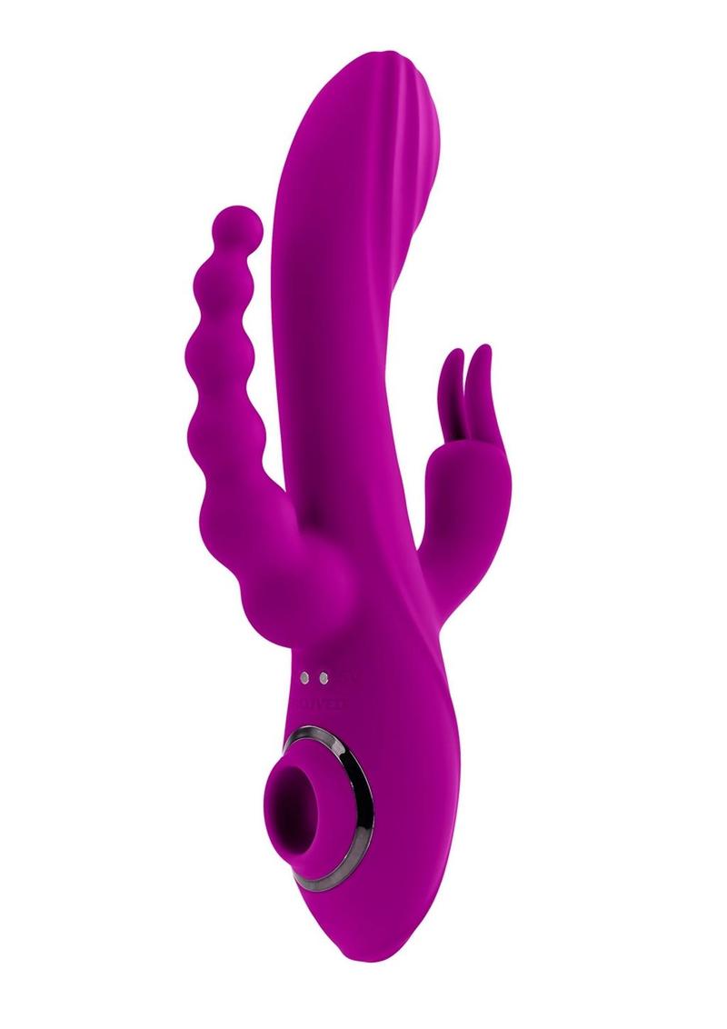 Evolved Fourgasm Rechargeable Multi-Stimulator Rabbit Vibrator