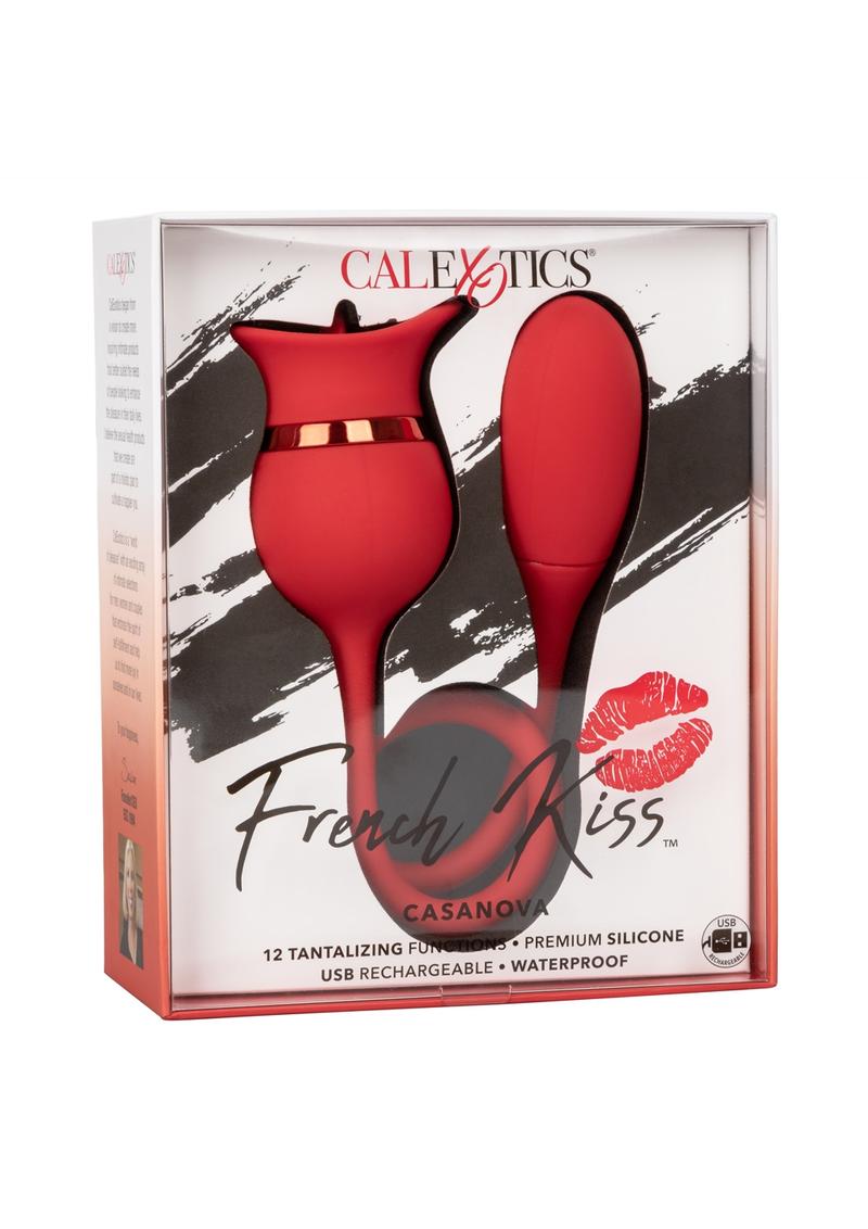 French Kiss Casanova Rechargeable Silicone Clitoral Stimulator