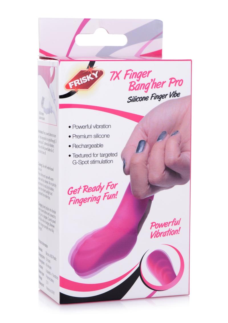 7X Finger Bang’her Pro Frisky  Rechargeable Vibrator