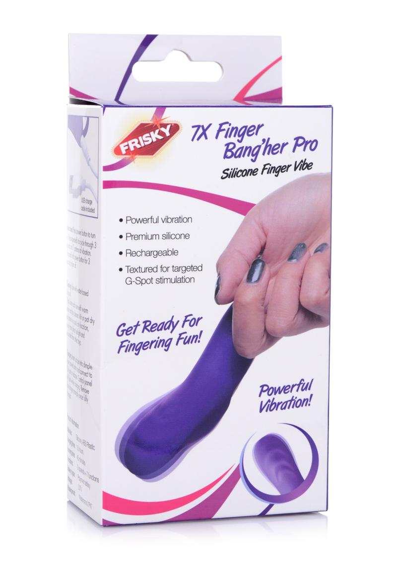 7X Finger Bang’her Pro Frisky  Rechargeable Vibrator