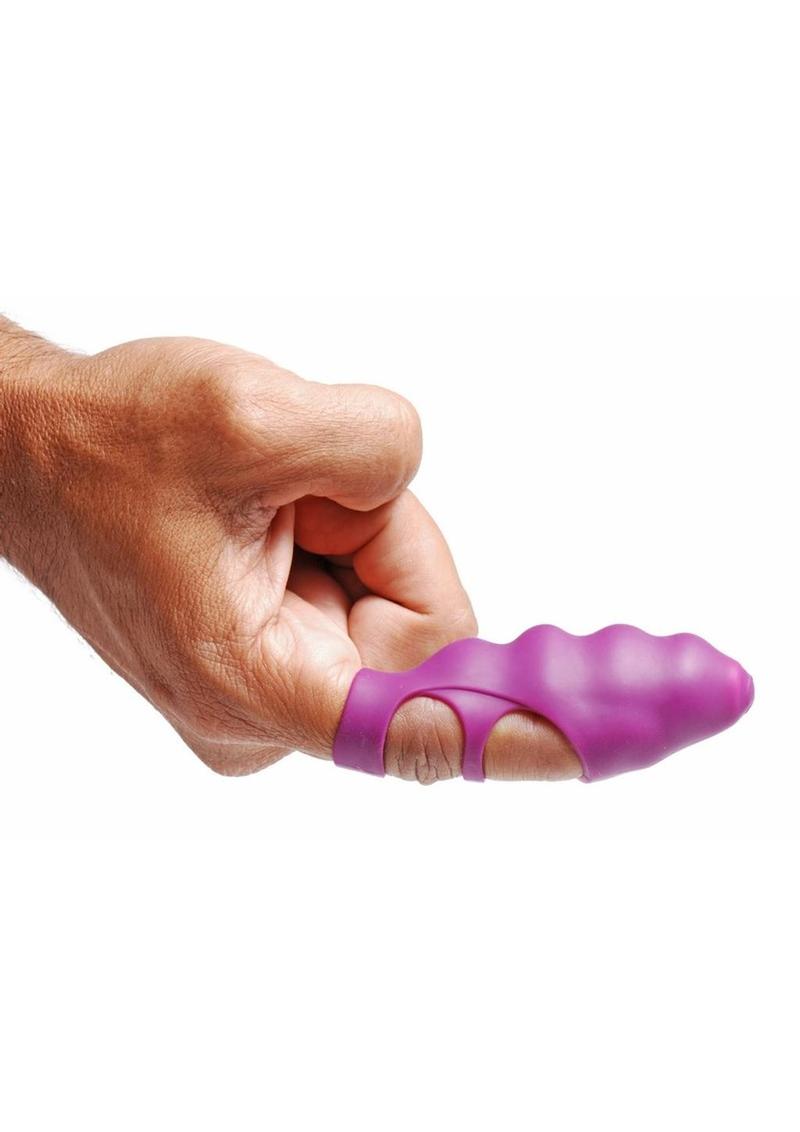 Frisky Ripples Bang'her Vibe Textured Finger Massager