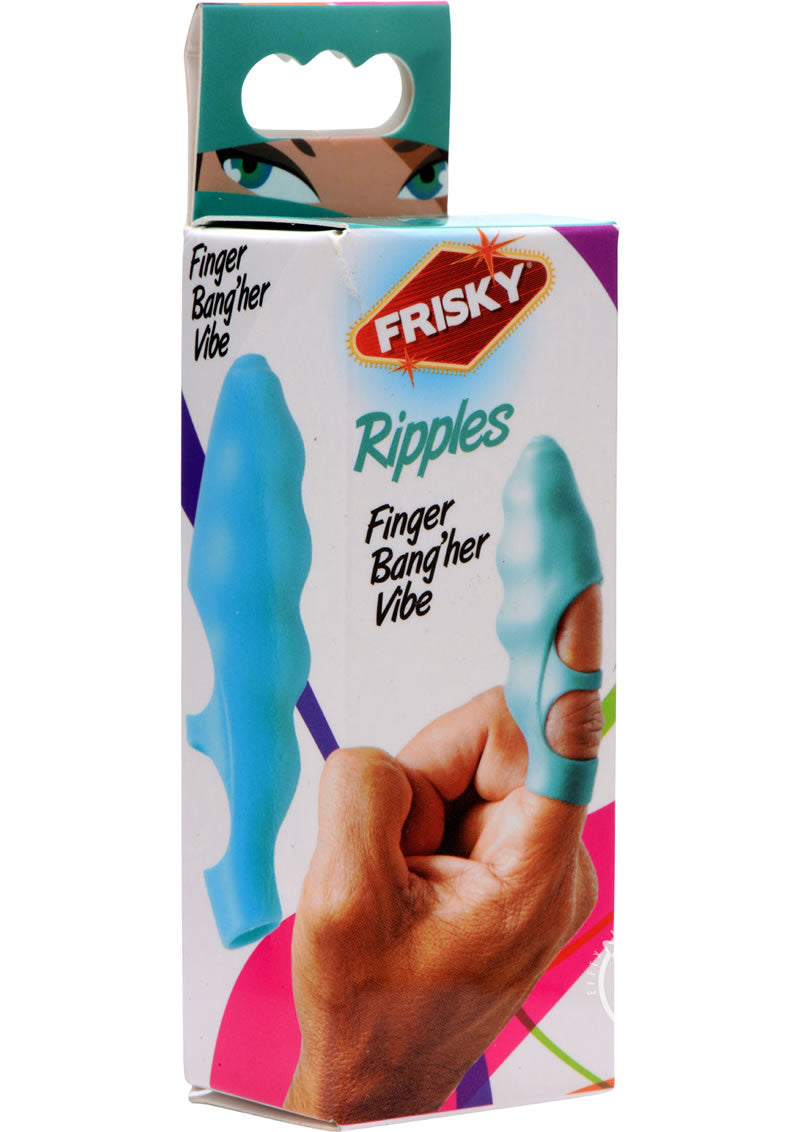 Frisky Ripples Bang'her Vibe Textured Finger Massager