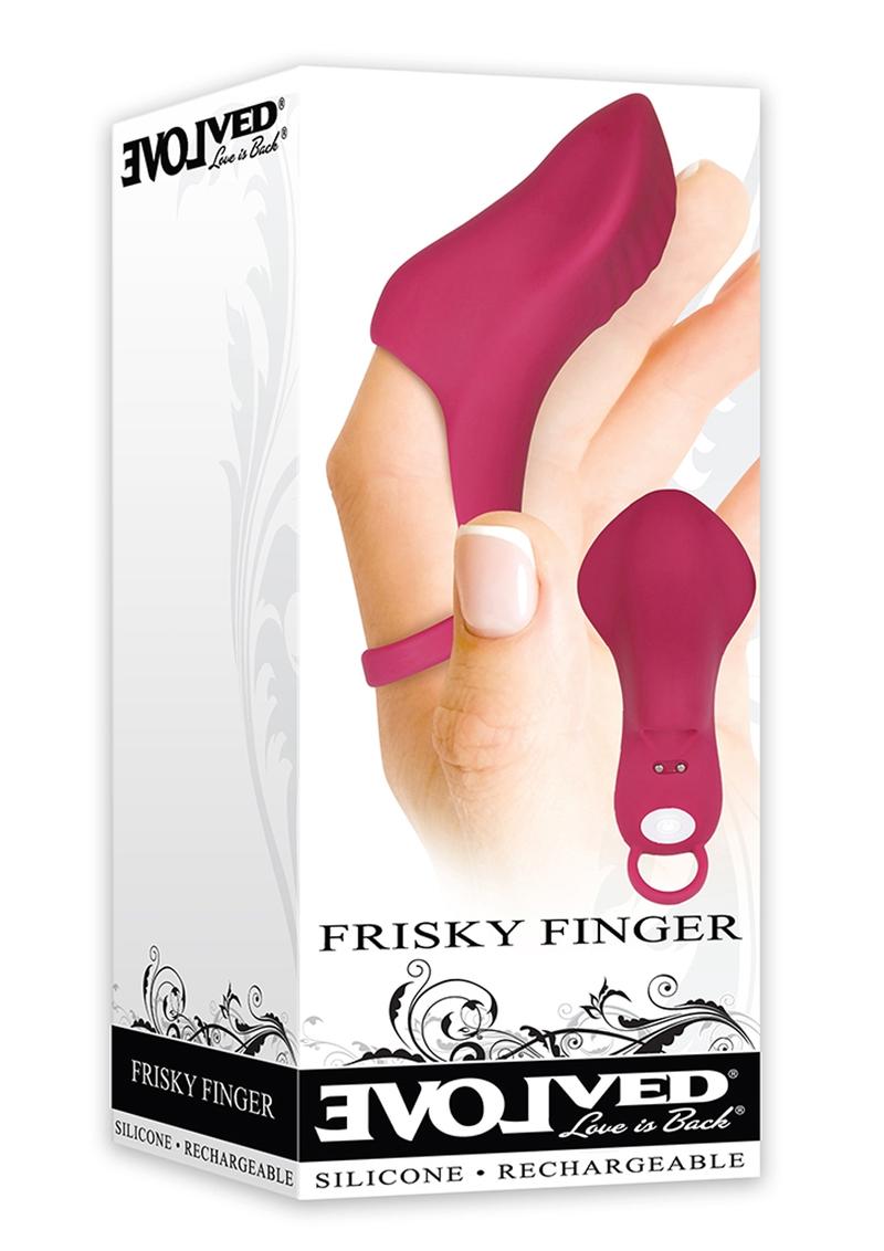 Frisky Fingers Silicone Sleeve with Vibrating Bullet