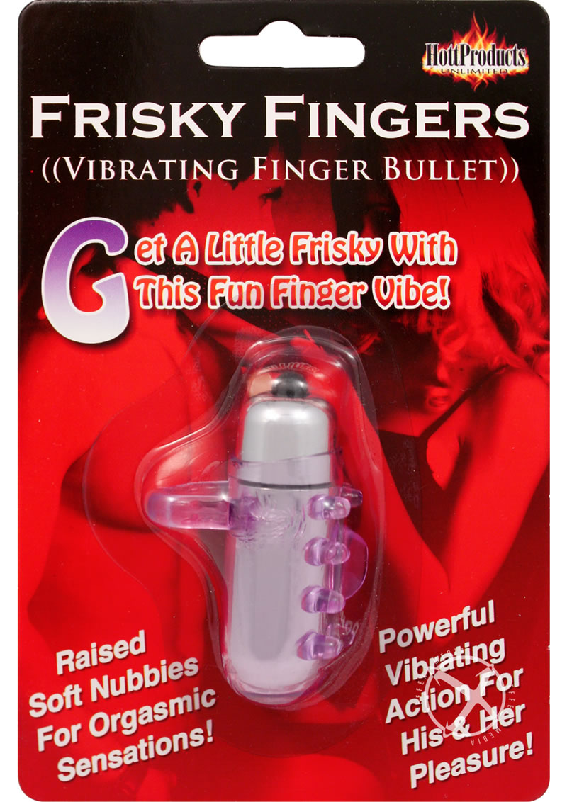 Frisky Fingers  Sleeve With Vibrating Bullet