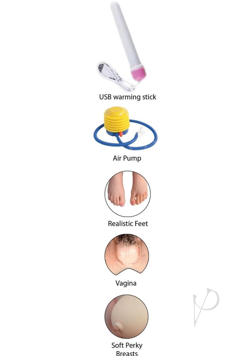 Tiffany Inflatable Love Doll Waterproof with Vibrating Vagina