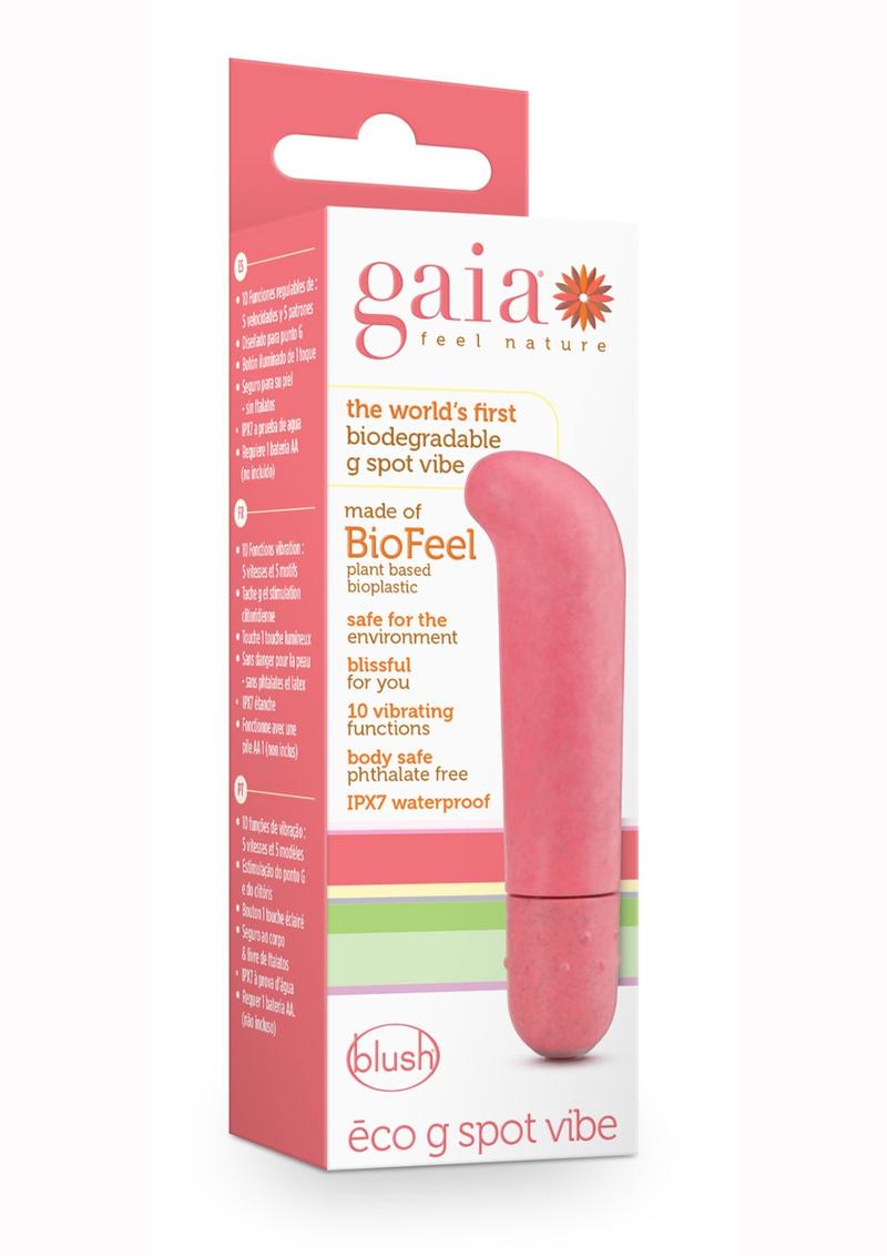 Gaia Eco Waterproof G-Spot Vibrator With Functions