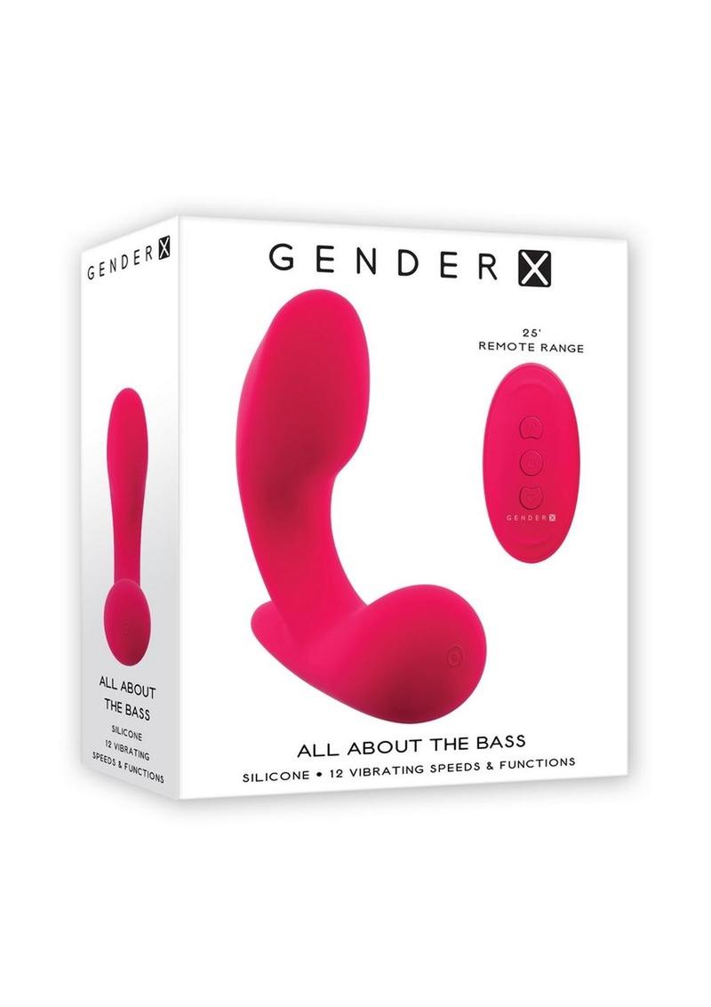 GenderX All About The Bass Silicone Remote Control Vibrator
