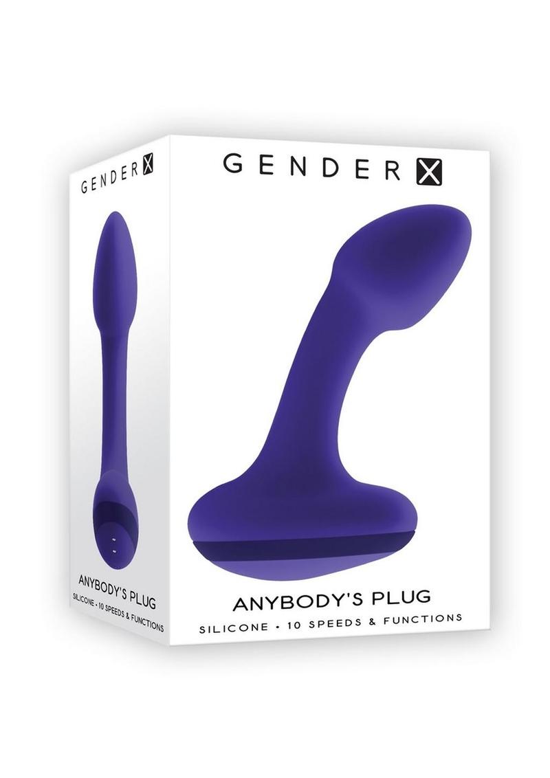 Gender X Anybodys Rechargeable Vibrating Butt Plug