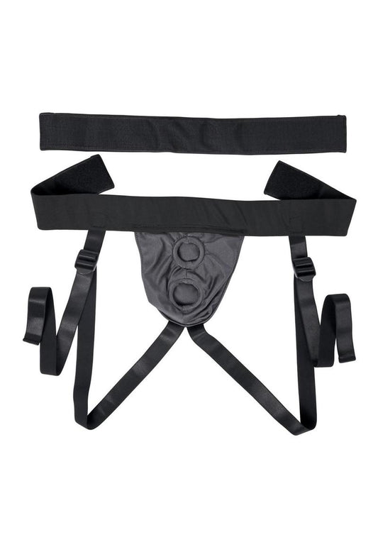 GenderX Double Rider Harness with Vibrating Ring