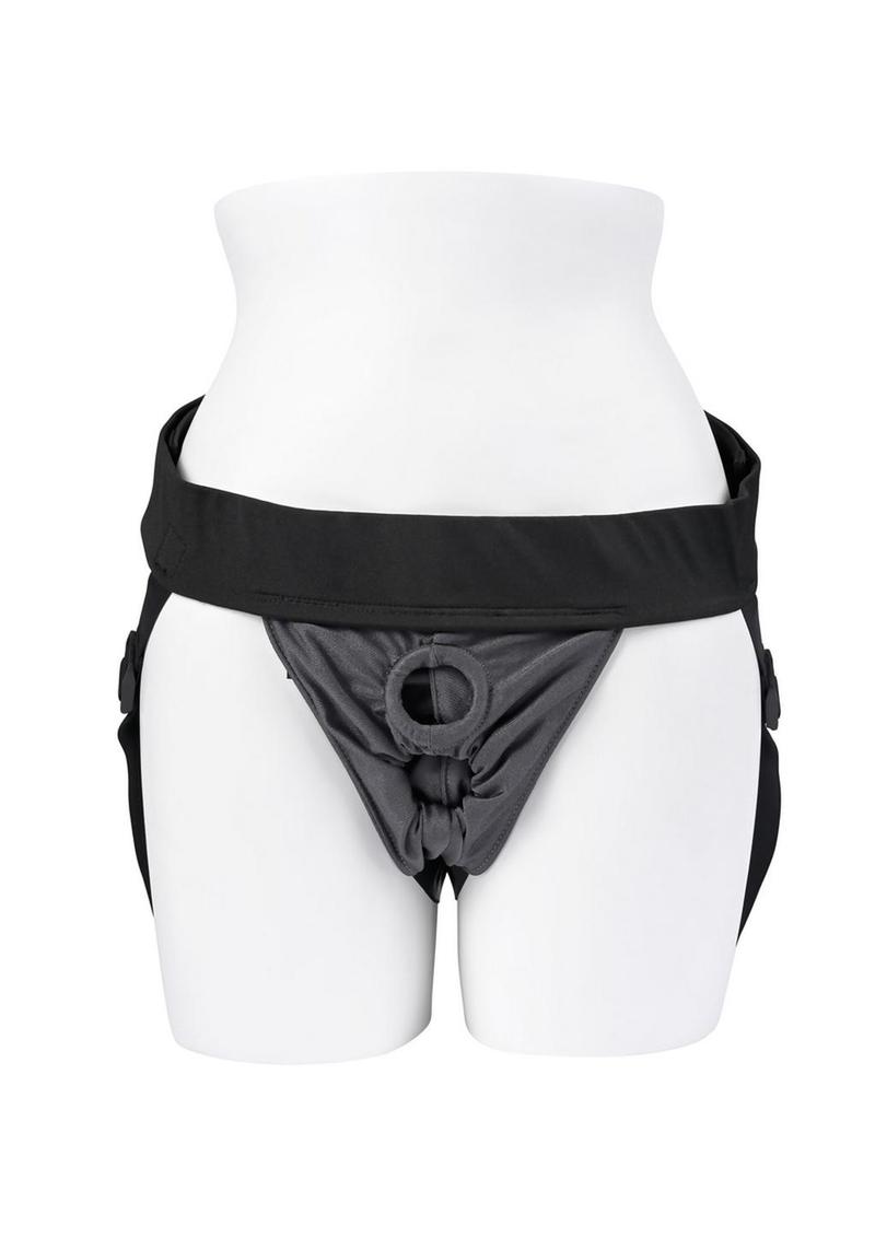 GenderX Double Rider Harness with Vibrating Ring