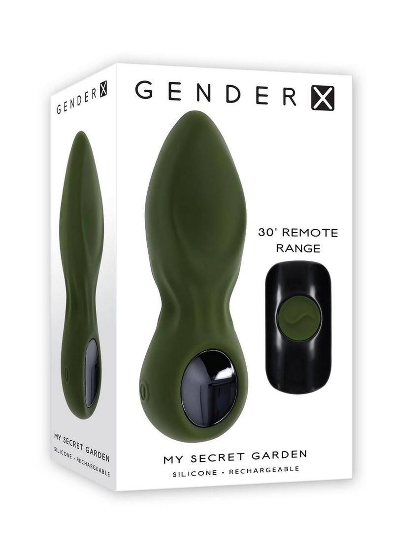 Gender X My Secret Garden – Silicone Anal Plug with Remote