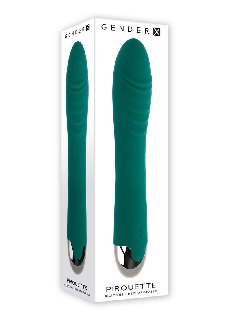 GenderX Pirouette Rechargeable Silicone Twirling Vibrator