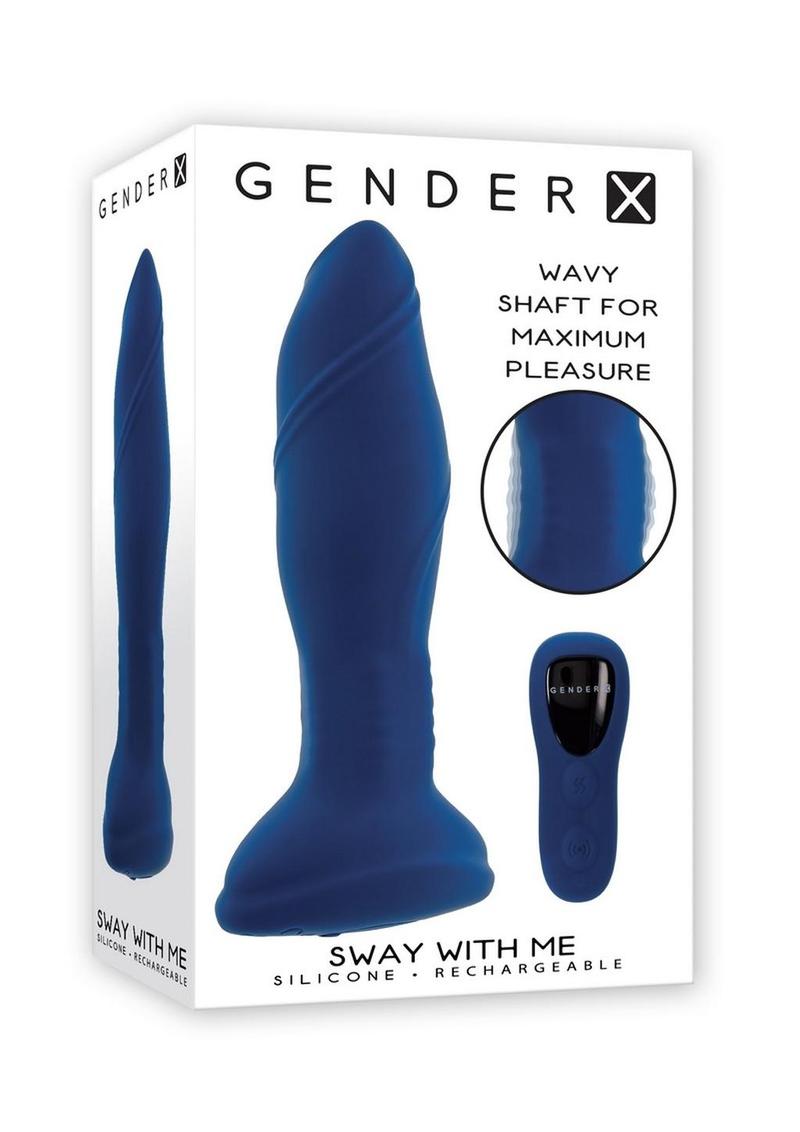 GenderX Sway With Me Rechargeable Silicone Anal Plug with Remote