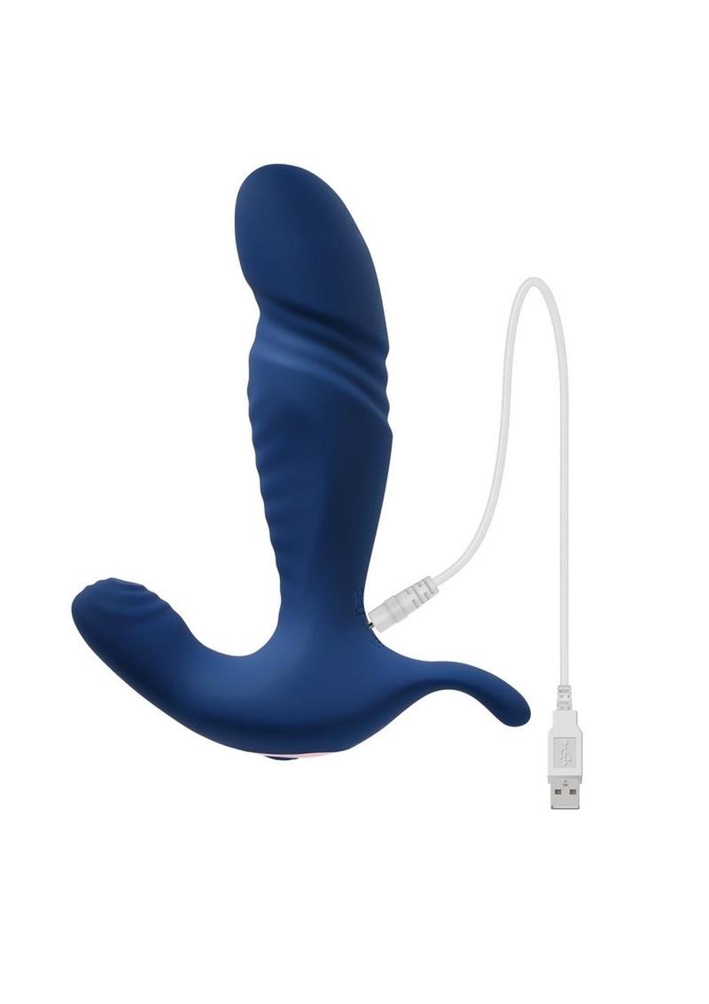 Gender X True Blue Thrusting Anal Vibrator