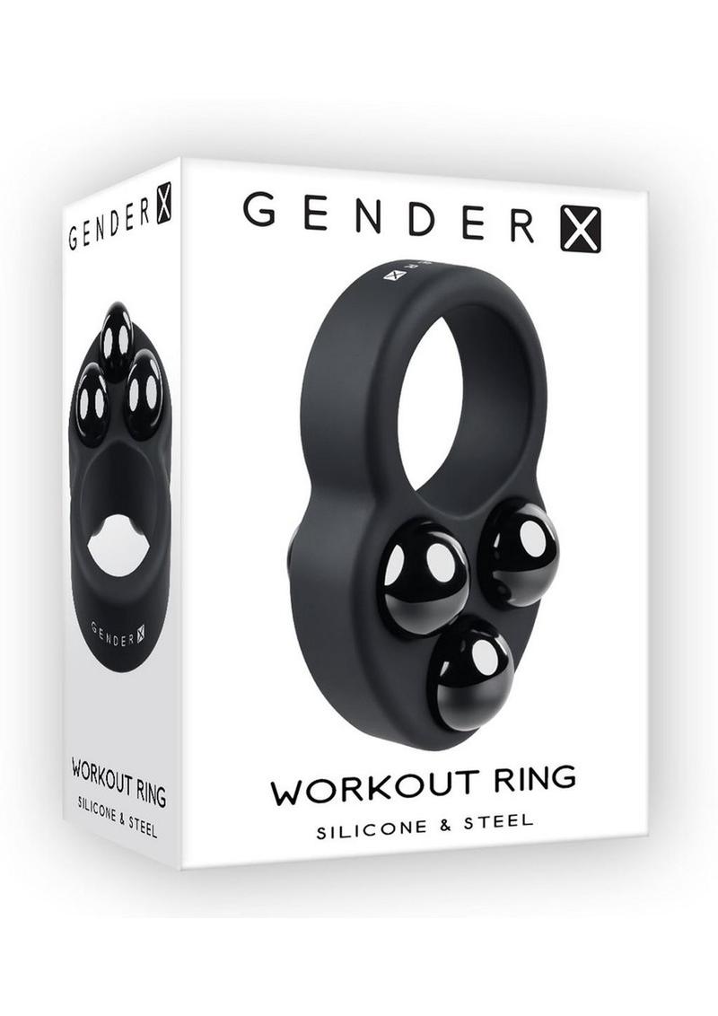 Gender X Workout Silicone Steel Training Cock Ring