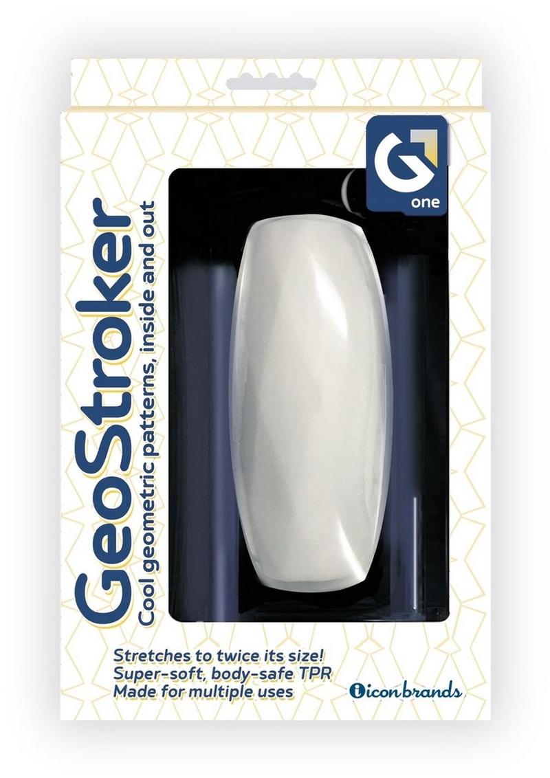 GeoStroker Cool Geometric Pattern Stroker Super-Soft Stretchable