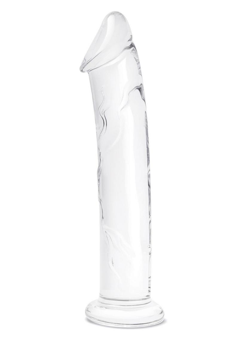 Glas Glass Dildo with Veins And Flat Base