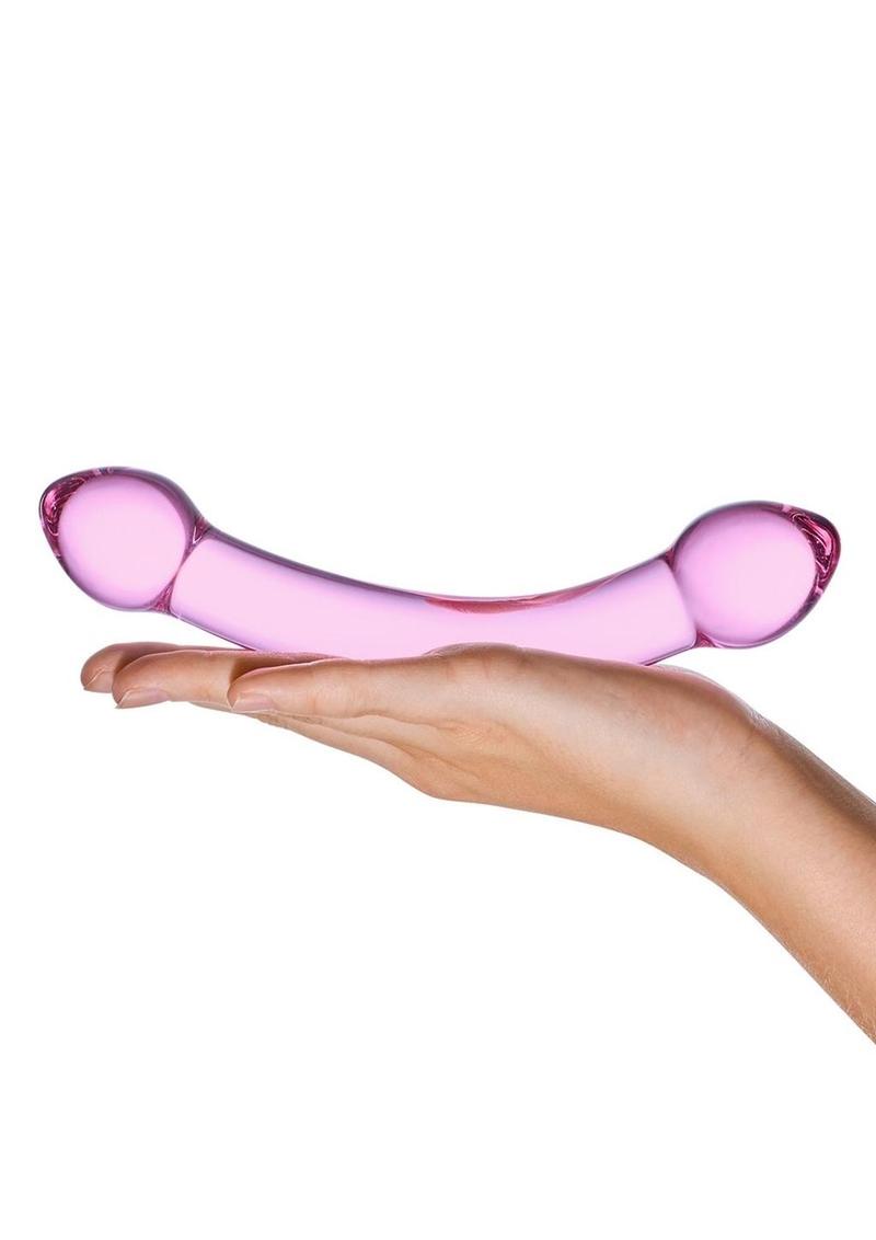 Glas Double Trouble Purple Dildo With Comfortable Length