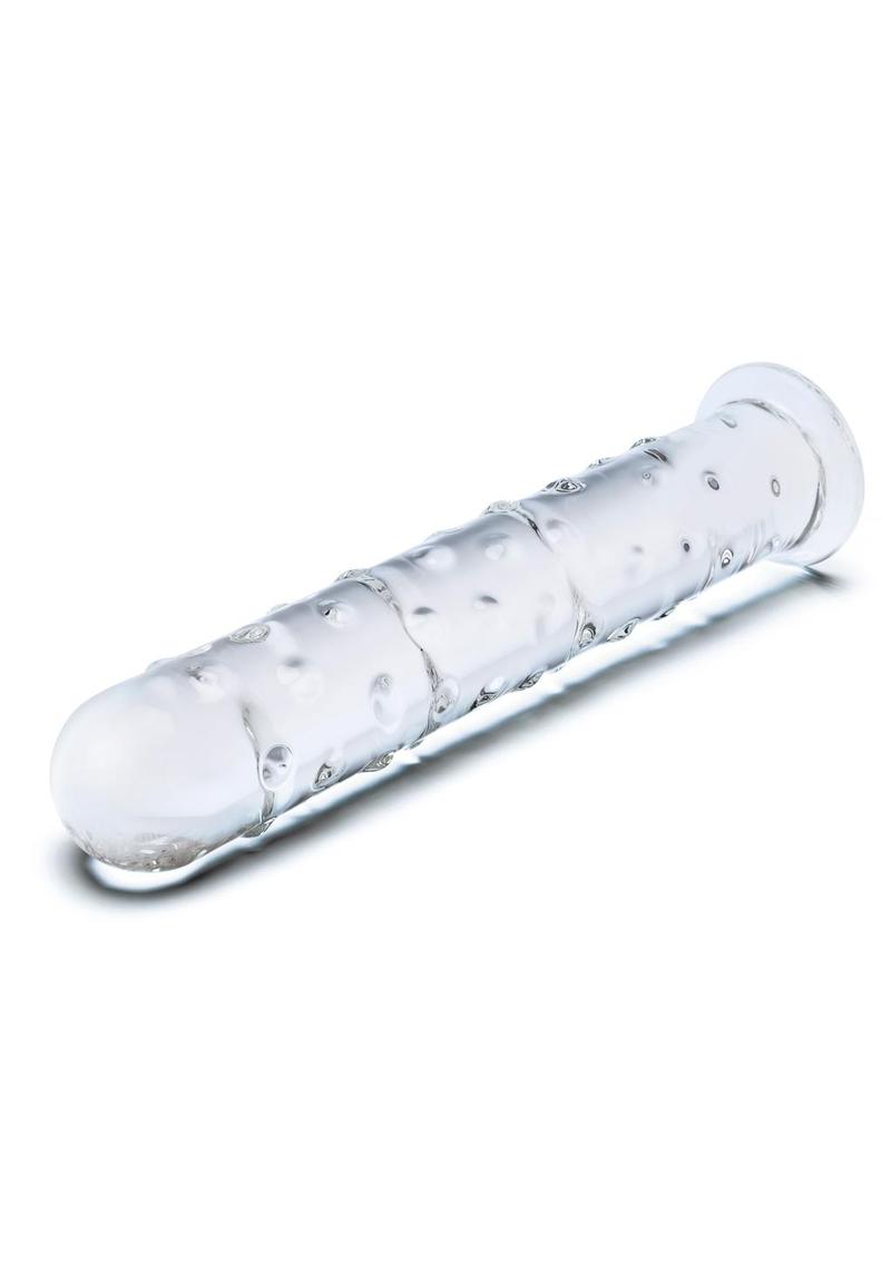 Glas Extra Large Glass Dildo With Luxury Satin Storage Bag