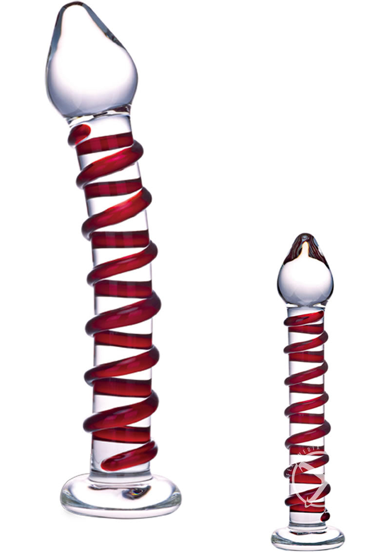 Glas Mr. Swirly Spiral Glass Dildo For Pleasure and Style