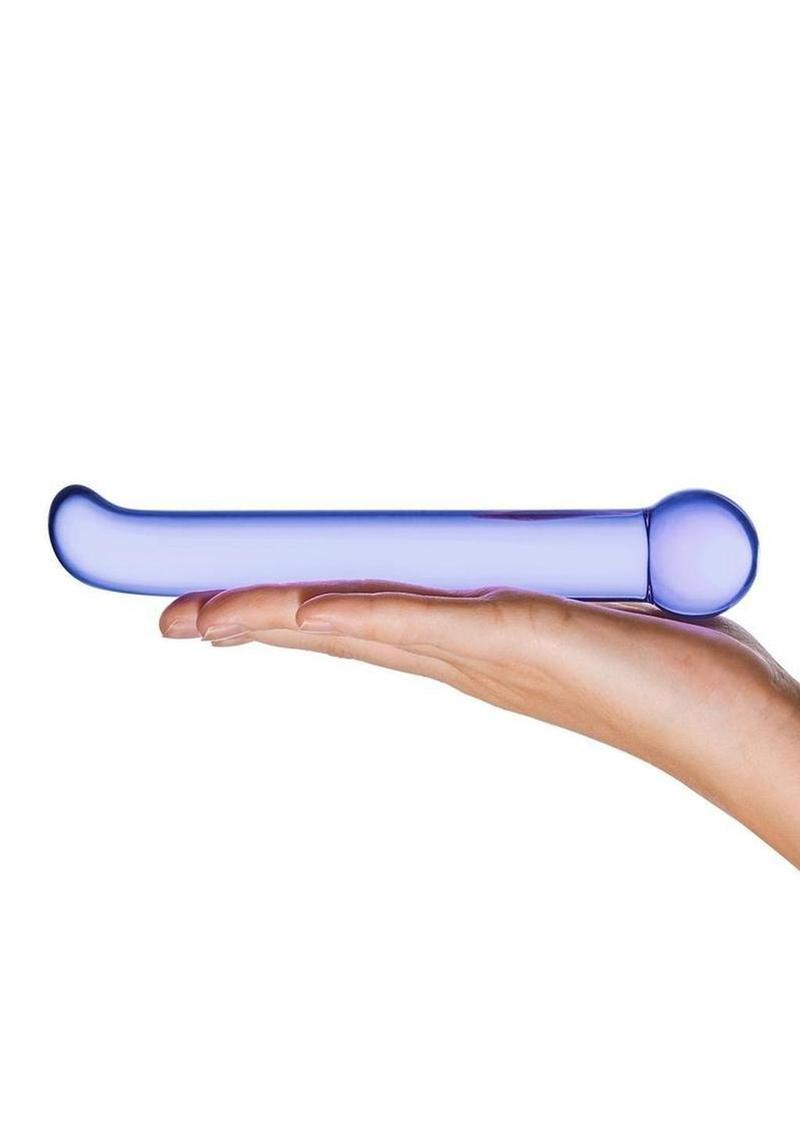 Glas Purple G Spot Tickler With Luxury Satin Storage Bag